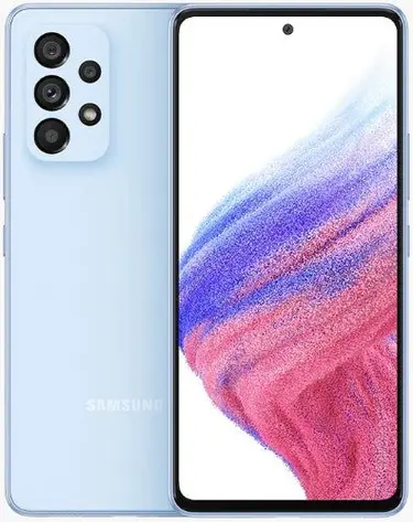 Samsung Galaxy A53 5G 128GB (Dual Sim) Smartphone - Awesome Blue - Unlocked - Certified Pre-Owned (Good)